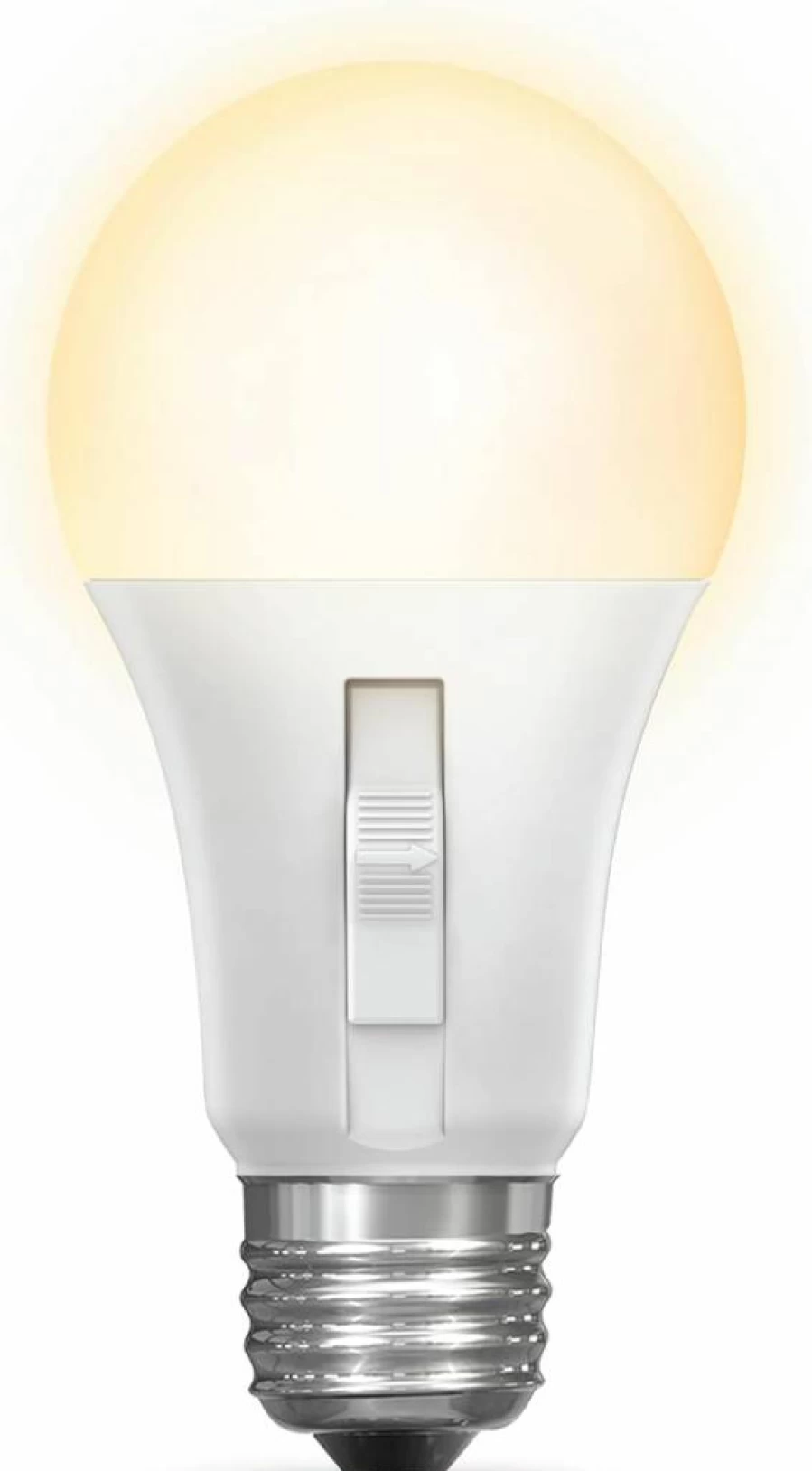 Feit Electric A19 LED Light Bulb 60W Equivalent, 800 Lumens, Adjustable White 5CCT, 90 CRI, E26 Base, Non-Dimmable, Dusk-to-Dawn Sensor, 13-Year Lifespan